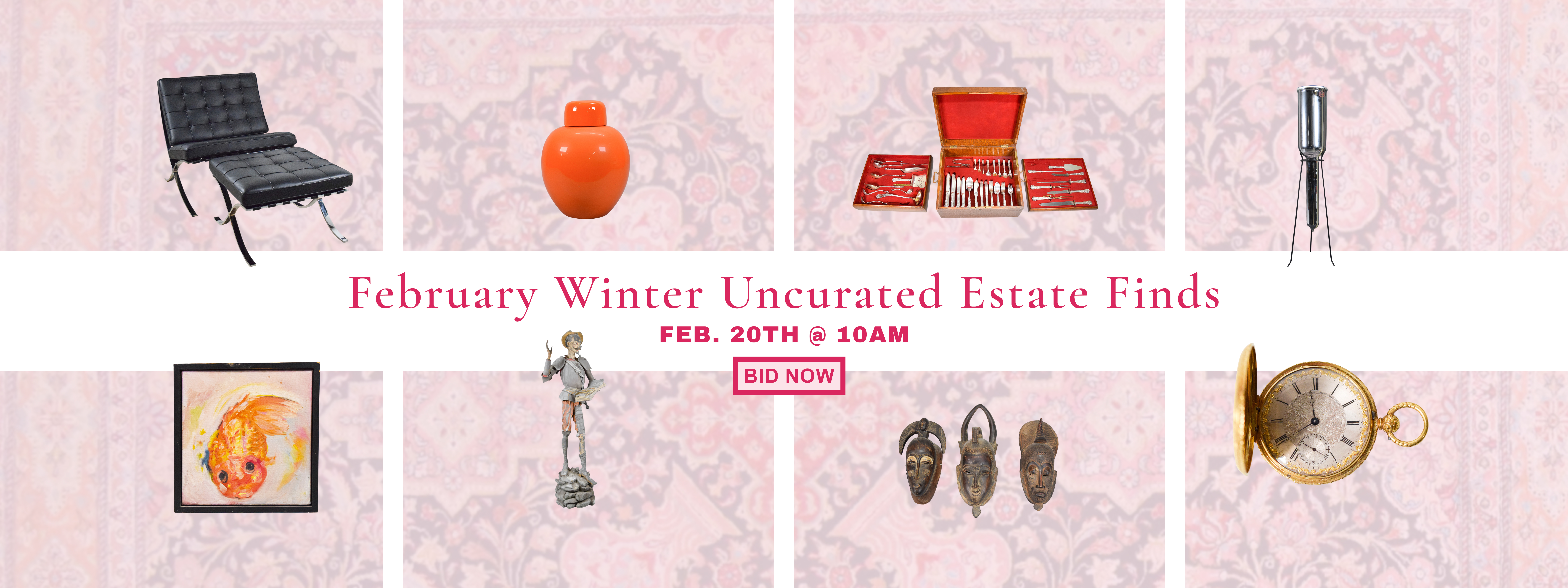 february winter uncurated estate finds. february 20th. willow auction house